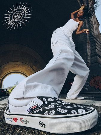 Buty VANS Skate Slip On Punk&Yo /Black/White @VN000EKPY281