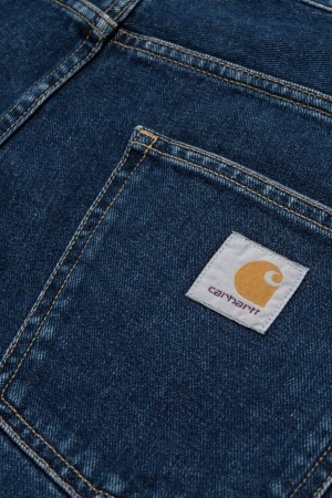Spodnie CARHARTT WIP Newel /Blue/Stone Washed @I029208-0106