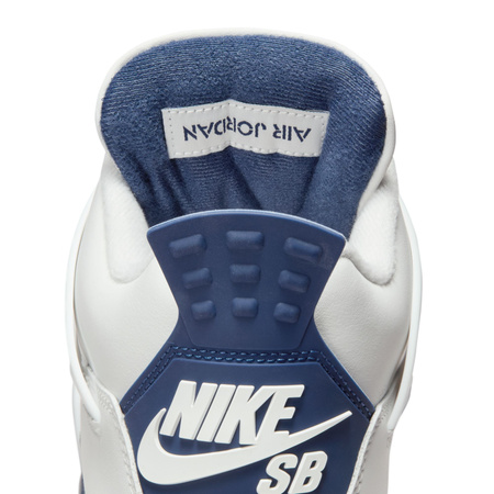 Buty NIKE SB Air Jordan 4 Retro SB / Summit White/White Navy Neutral Grey @DR5415-100