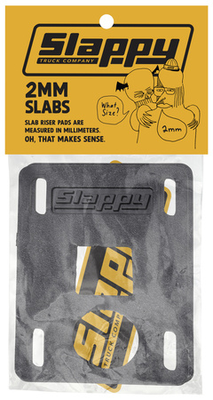 Podkładki SLAPPY 2mm Slab Risers /Black