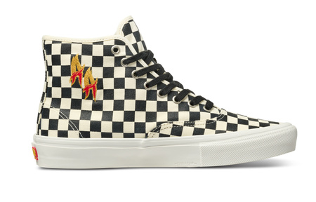 Buty VANS X Andrew Allen Skate Authentic High Vcu / Checkerboard @VN000D90CKK1
