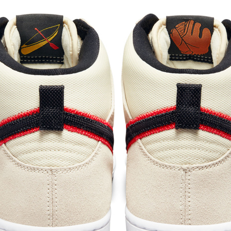 Buty NIKE SB Dunk High Pro Premium /Coconut Milk/Black Team Orange White @DO9394-100