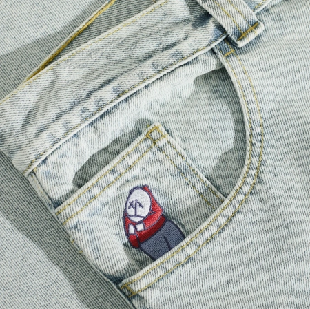 Spodnie POLAR Big Boy OG Logo /Light Blue @PSC-CO-17